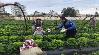 Anamur’da polis, Kadın Destek Uygulaması’nı anlattı