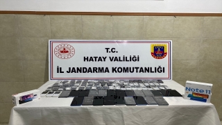 Hatay’da 86 kaçak cep telefonu ele geçirildi