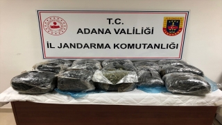 Adana’da 18 kilogram esrar ele geçirildi