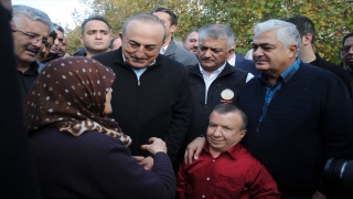 Bakan Çavuşoğlu, Kumluca’da incelemede bulundu: