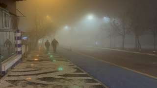 Isparta’da yoğun sis etkili oldu