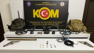 Mersin’de tarihi eser kaçakçılığı operasyonunda 2 zanlı yakalandı