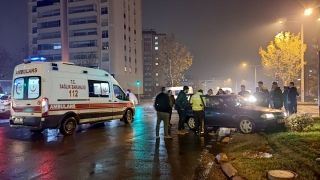 Kahramanmaraş’ta iki otomobilin çarpıştığı kazada 2 kişi yaralandı