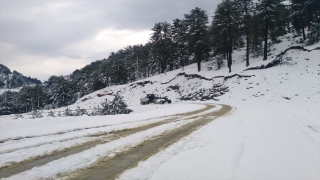Adana’nın yüksek kesimlerinde kar etkili oluyor