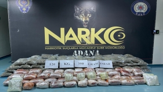 Adana’da tırda 120 kilo 350 gram esrar ele geçirildi