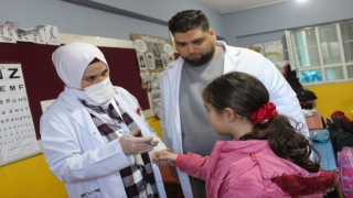 Hatay’da öğrencilere sağlık taraması yapıldı