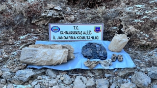 Kahramanmaraş’ta terör operasyonunda yaşam malzemeleri ele geçirildi