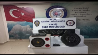 Hatay’da otomobilden hırsızlık yaptığı iddia edilen şüpheli yakalandı