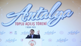 Bakan Çavuşoğlu Antalya’da toplu açılış töreninde konuştu:
