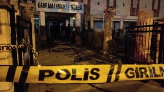 Kahramanmaraş’ta müzede çıkan yangın söndürüldü