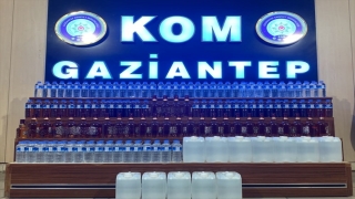 Gaziantep’te sahte içki operasyonunda 2 kişi yakalandı