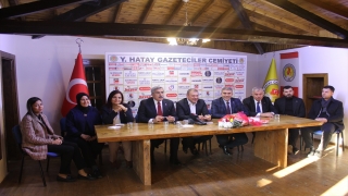 Hatay’da AK Parti heyetinden gazetecilere ziyaret