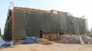 Hatay’da tarihi okulda restorasyon çalışmaları sürüyor