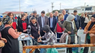 Arsuz’da Balıkçılığa Kadın Eli Projesi’nin açılışı yapıldı