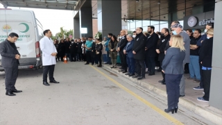Adana’da vefat eden doktor için çalıştığı hastanede tören yapıldı