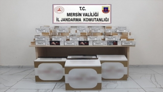 Mersin’de 40 bin makaron ele geçirildi
