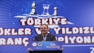 Türkiye Küçükler ve Yıldızlar Satranç Şampiyonası, Antalya’da başladı
