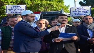 Manavgat’ta İsveç’te Kur’anı Kerim’in yakılması protesto edildi