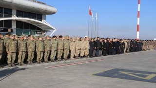 Iğdır’daki trafik kazasında şehit olan 2 asker için tören düzenlendi