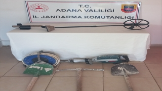 Adana’da kaçak kazı yapan 5 kişi suçüstü yakalandı