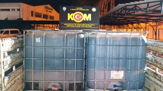 Mersin’de 5 bin 450 litre kaçak karışımlı akaryakıt ele geçirildi