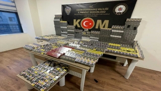 Kahramanmaraş’ta 2 bin 800 paket kaçak sigara ele geçirildi