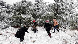Antalya’da kar yağışı etkili olmaya başladı