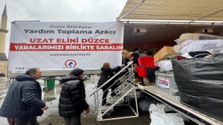 Deprem bölgesine yardım ve destekler sürüyor