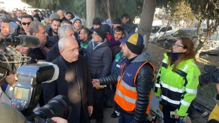 CHP Genel Başkanı Kılıçdaroğlu, depremden etkilenen Osmaniye’de incelemelerde bulundu