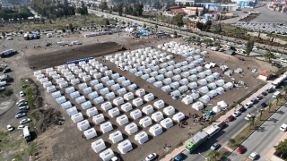 Asrın felaketinin yaşandığı Antakya ve İskenderun’da çadır kentler oluşturuldu