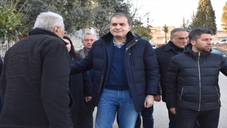 AK Parti Sözcüsü Çelik Adana’da depremzedeleri ziyaret etti