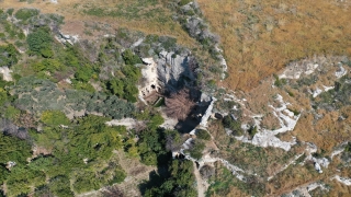 Depremden hasar almayan Hatay’daki Titus Tüneli ve Beşikli Mağara dronla görüntülendi
