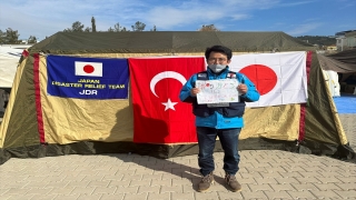 Deprem bölgesinde sahra hastanesi kuran Japonları duygulandıran not