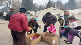 Amatör spor kulübünden deprem bölgesine yardım