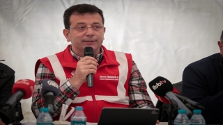 İmamoğlu, Hatay’daki İBB Afet Koordinasyon Merkezi’nde kentteki çalışmalarını anlattı