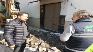 Hatay’da çevre temizliği ve şebeke suyu temini çalışmaları devam ediyor