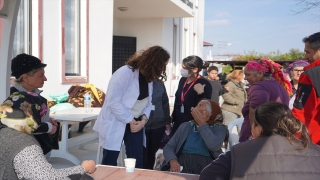 Mersin’de depremzedeler sağlık taramasından geçirildi