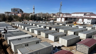 Elbistan’da 16 bin depremzede için konteyner kent kuruluyor