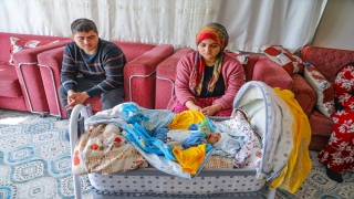 5 yıl bekledikleri bebek depremzede çifte ”Umut” oldu