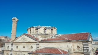 Depremler Gaziantep’teki tarihi Kurtuluş Camisi’ne de zarar verdi
