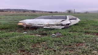 Mersin’de takla atan otomobilin sürücüsü yaralandı