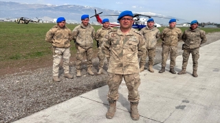 Jandarma komandolar Kahramanmaraş’ta karadan ve havadan desteğe devam ediyor