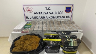 Manavgat’ta kaçak tütün ve sigara operasyonu
