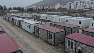 Afşin’de kurulan konteyner kentler depremzedelere sıcak yuva olacak 