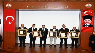Osmaniye’de 5 gaziye Devlet Övünç Madalyası ve Beratı verildi