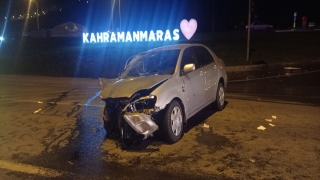 Kahramanmaraş’ta iki otomobilin çarpıştığı kazada 4 kişi yaralandı