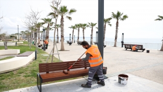 Konyaaltı Sahili yaz sezonuna hazırlanıyor