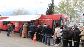 Kahramanmaraş’ta bankacılık hizmeti konteyner ve mobil araçlarla verilmeye devam ediliyor