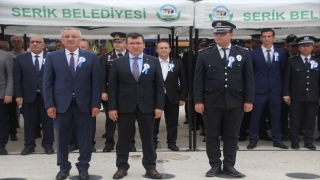 Antalya Serik’te Türk Polis Teşkilatının 178. kuruluş yıl dönümü kutlandı