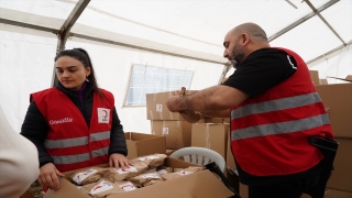 Engelli gönüllüler, Kahramanmaraş’ta Türk Kızılayın yardım faaliyetlerine katıldı